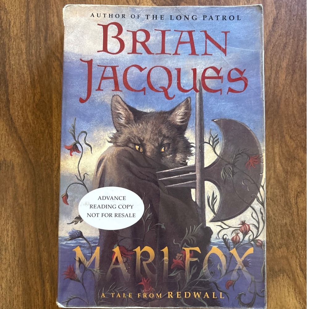 Brian Jacques Marlfox Redwall Series Book 11 Advance Reading Copy ARC‎ 1999